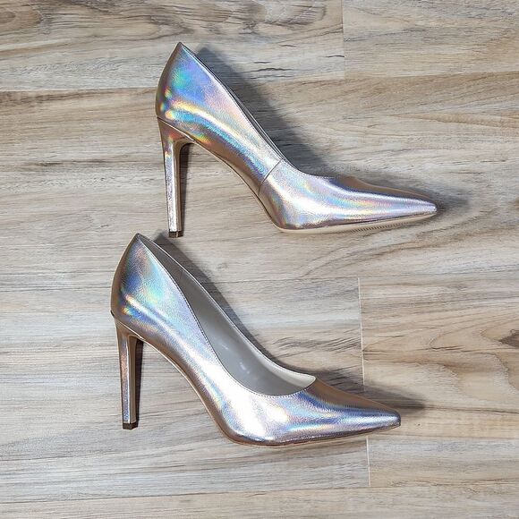 🔸️NIB Nine West Rose Gold Tatiana 3 High Heel Pumps Size 8.5 - Picture 4 of 12